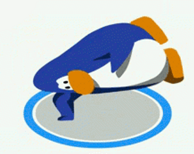 penguin breakdance